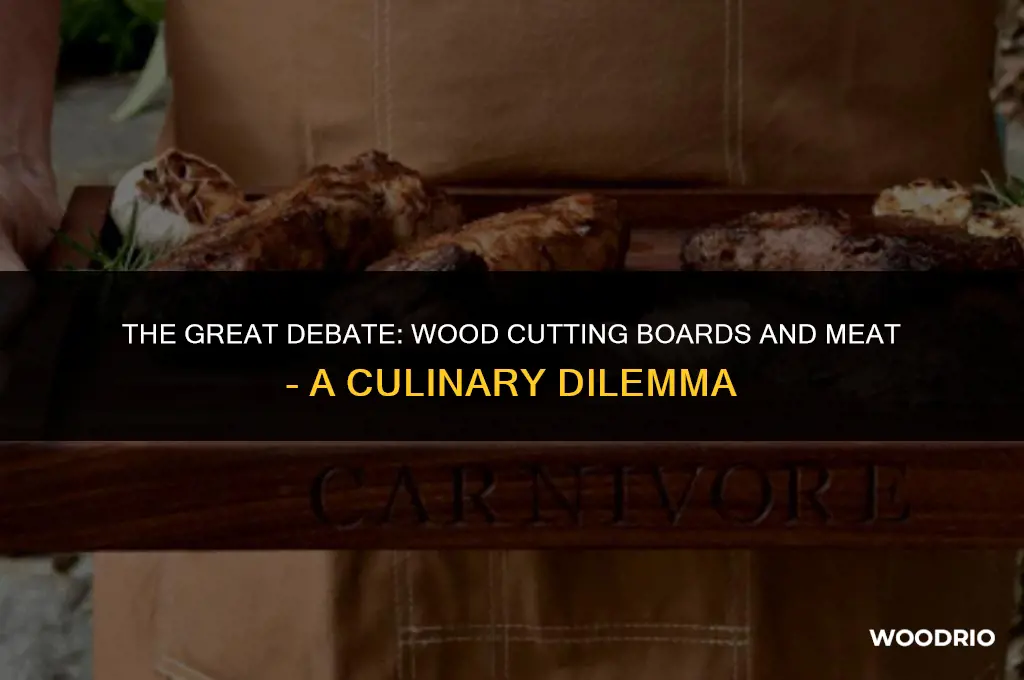 should you cut meat on a wood cutting board