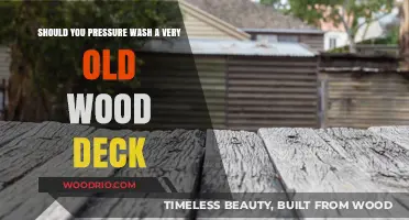 Pressure Washing Old Wood Decks: Risks, Benefits, and Alternatives Explained