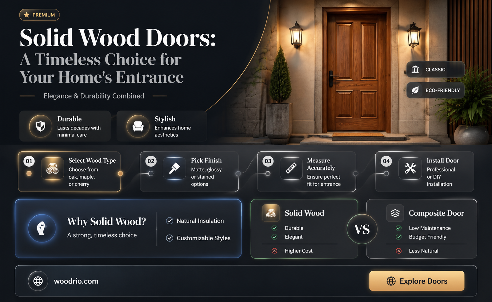 are solid wood doors better