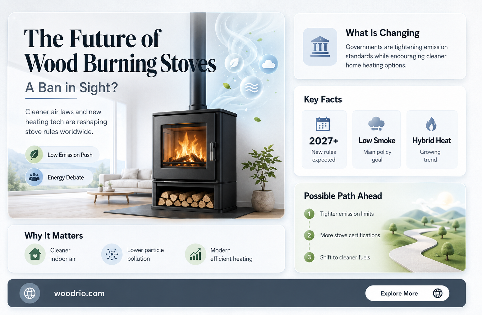 are they banning wood burning stoves