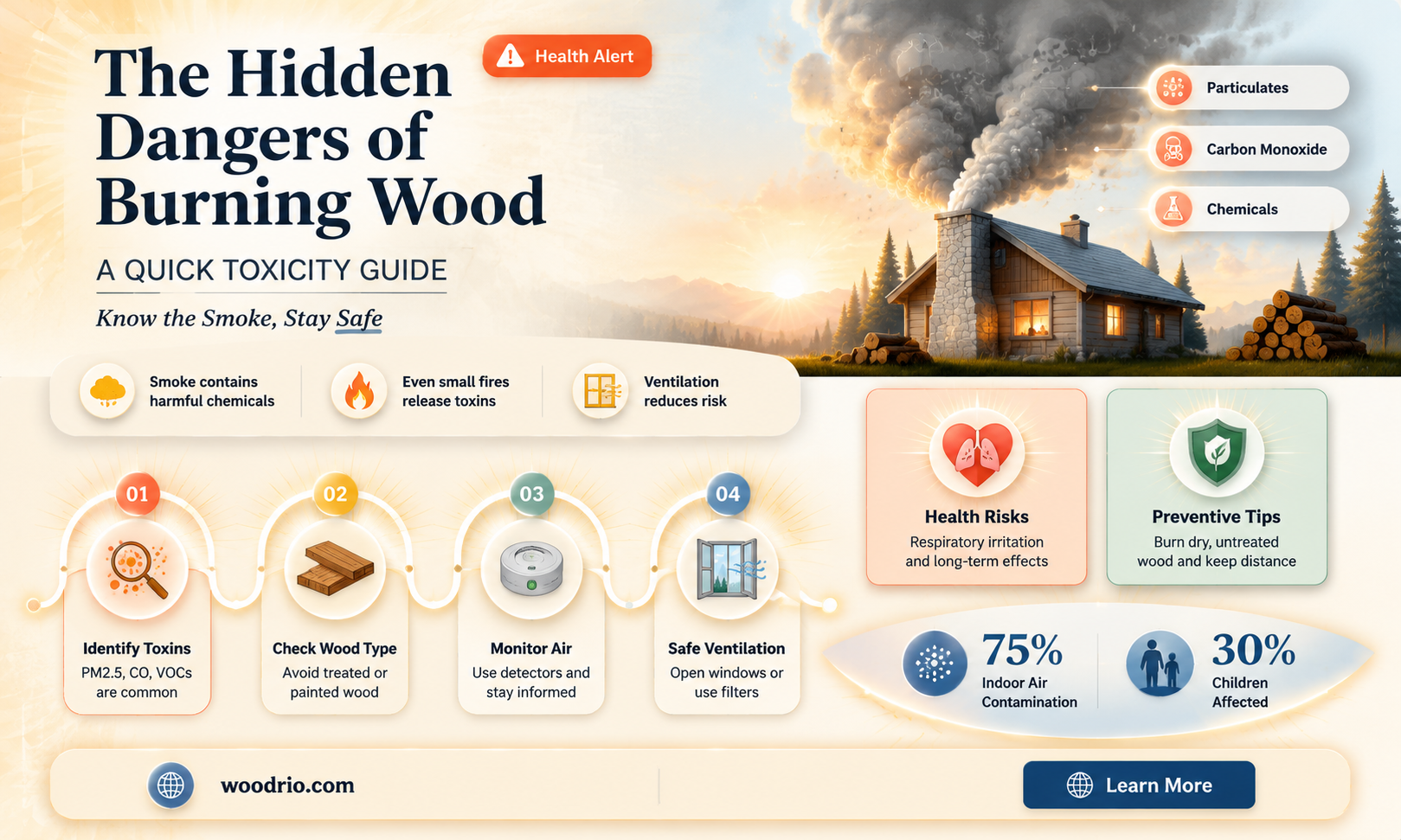 are some woods toxic to burn