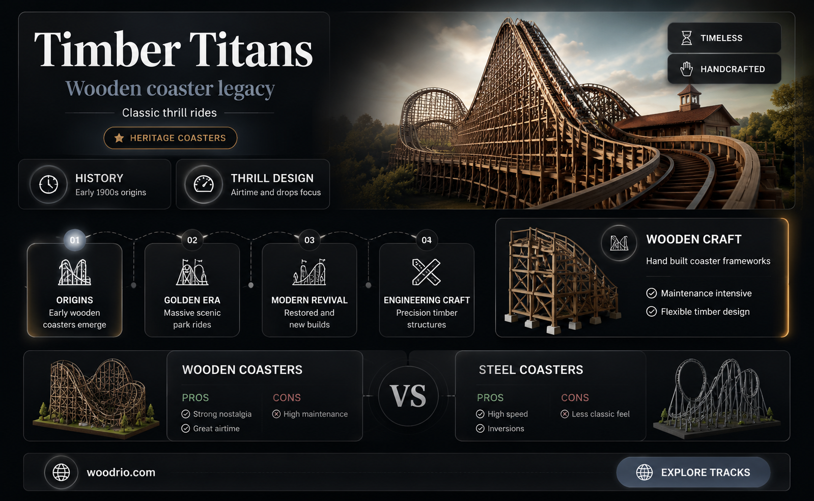 are wooden roller coasters still made