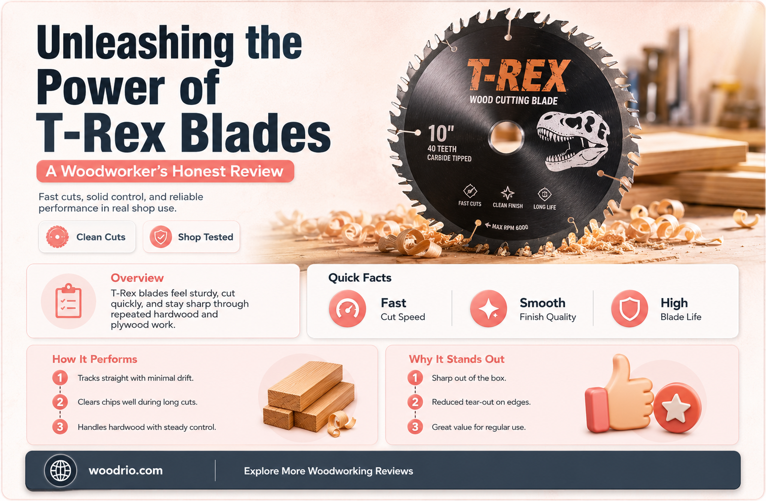 are trex blades good for wood
