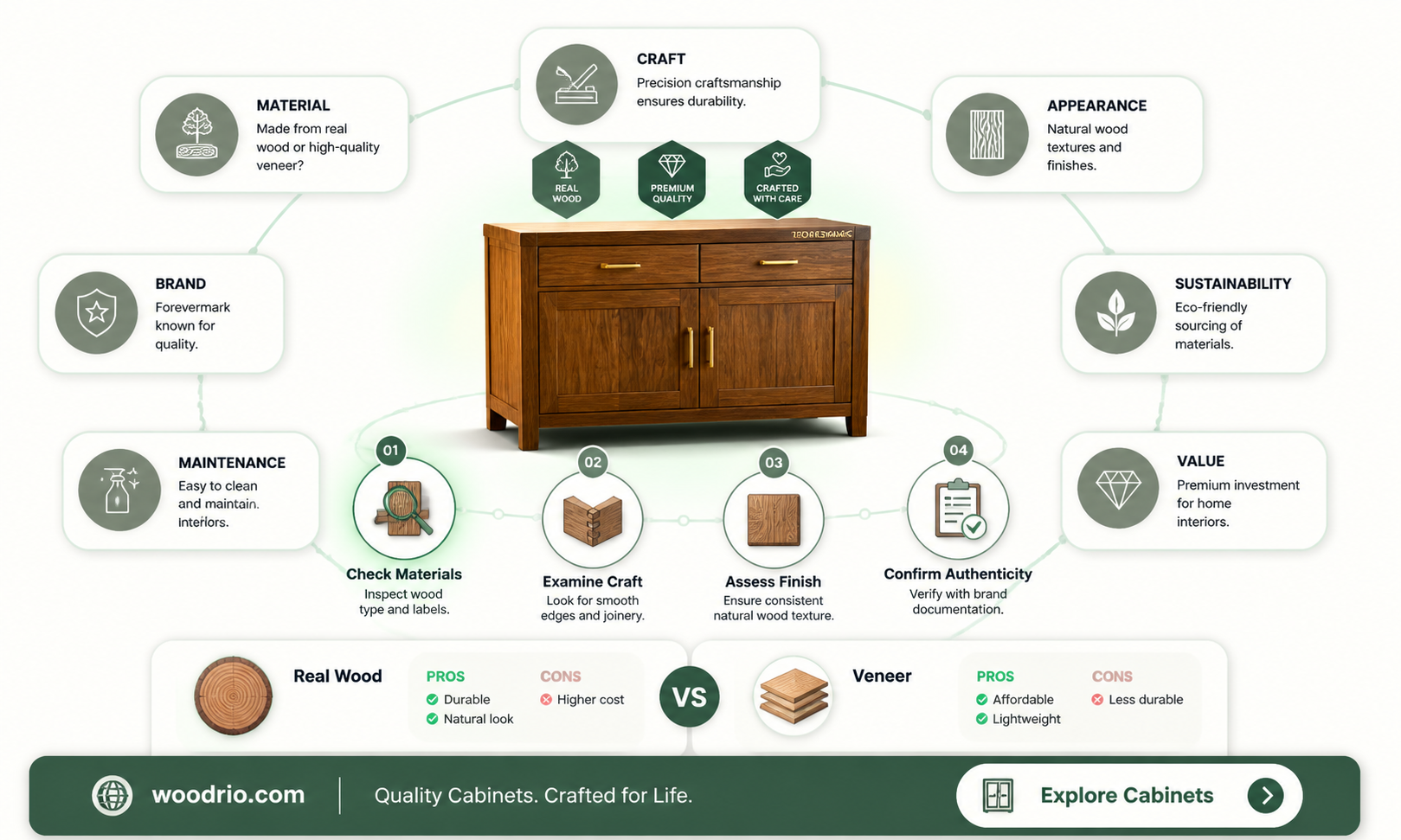 are forevermark cabinets made of real wood