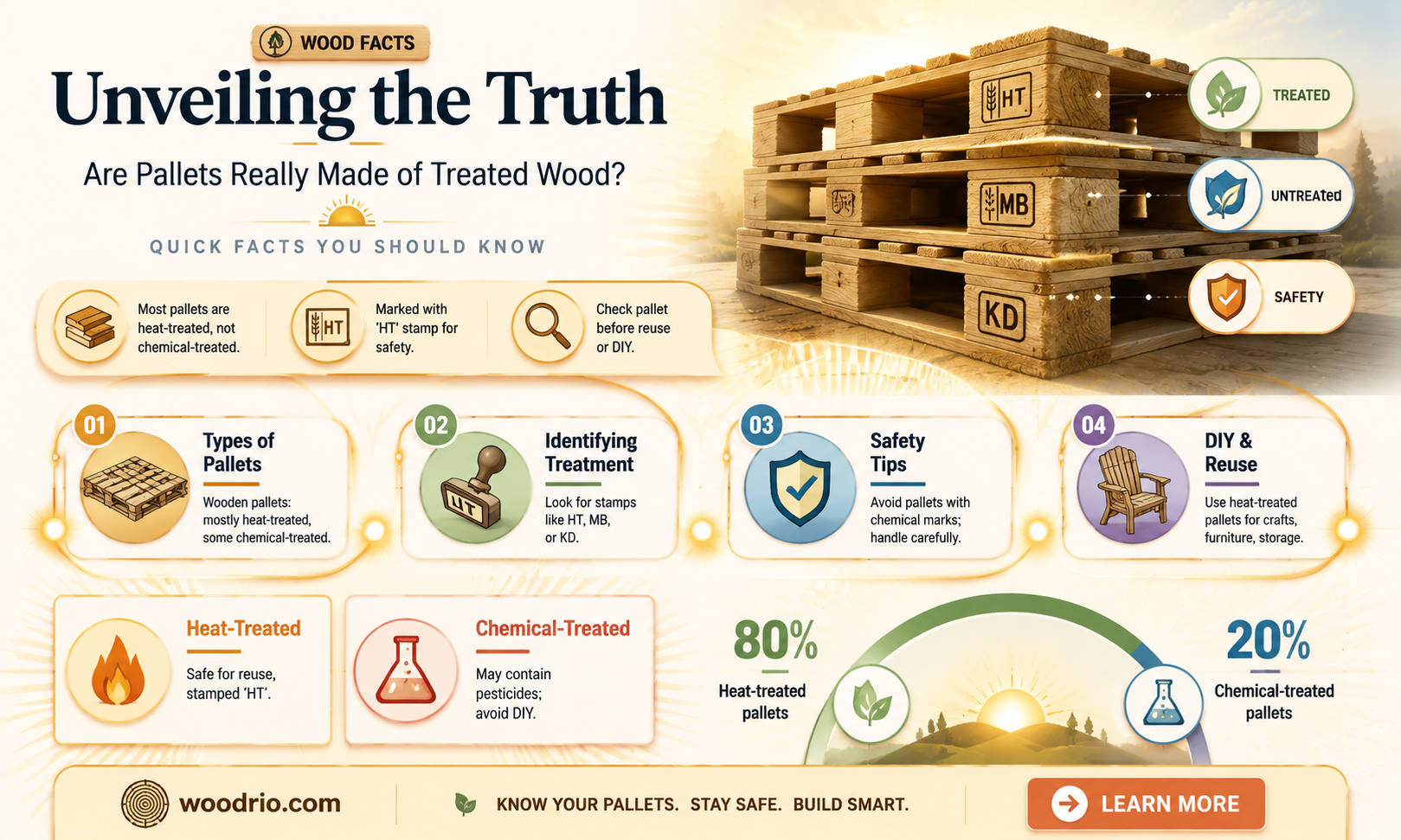 are pallets made of treated wood
