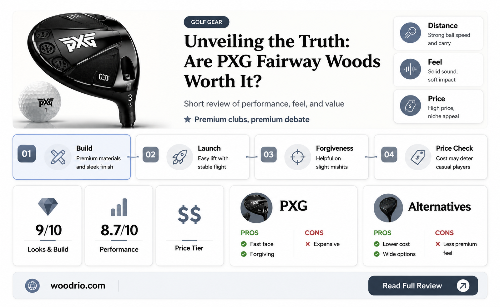 are pxg fairway woods any good