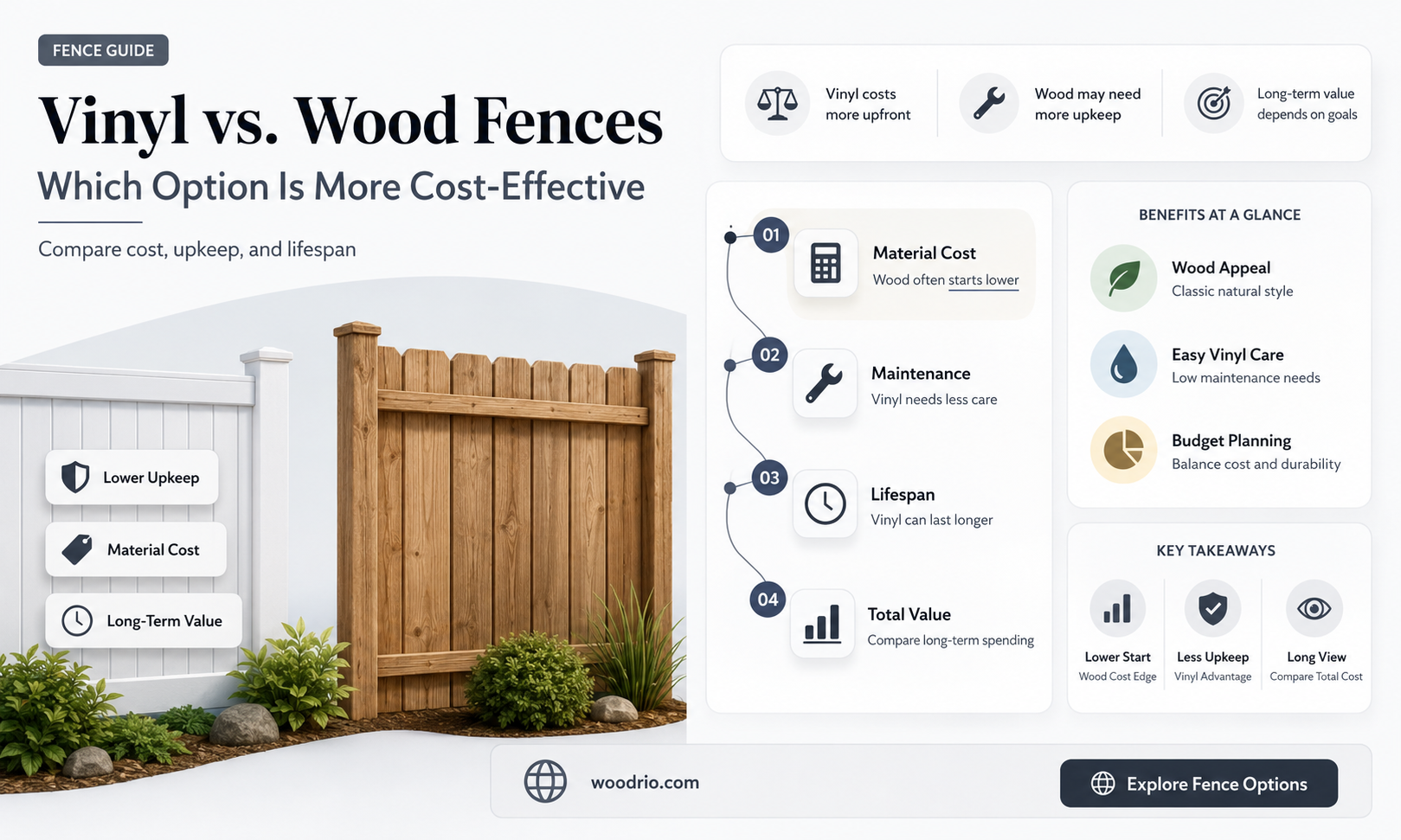 are vinyl fences cheaper than wood