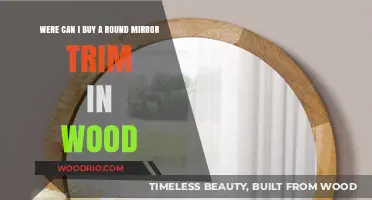 Where to Buy Stylish Wooden Round Mirror Trim Online & In-Store