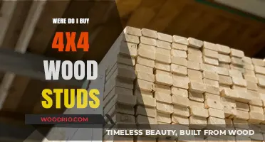 Where to Buy 4x4 Wood Studs: A Comprehensive Guide