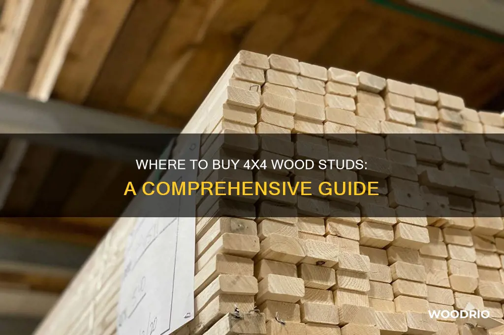 were do i buy 4x4 wood studs