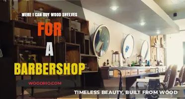 Where to Buy Stylish Wood Shelves for Your Barbershop Setup