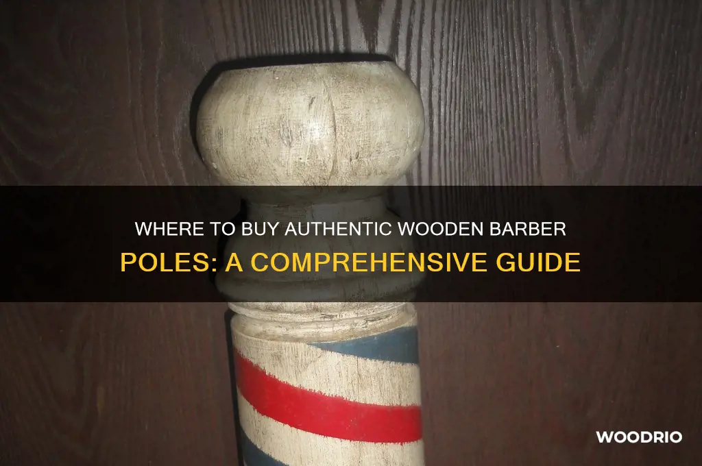 were i can buy wooden barber pole