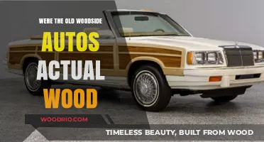 Were Woodside Autos Originally Crafted from Real Wood?
