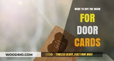 Best Places to Buy Quality Wood for Door Cards Online & Locally