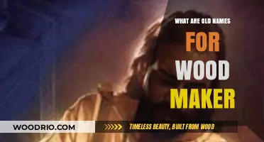 Ancient Terms for Woodworkers: Uncovering the Old Names for Wood Makers