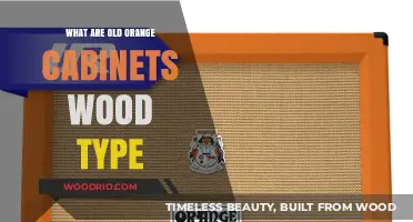 Identifying Wood Types in Vintage Orange Cabinets: A Comprehensive Guide