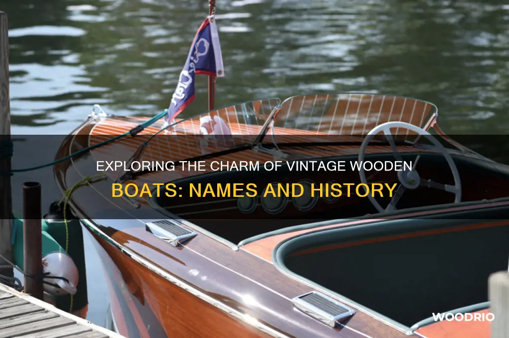 what are old wooden boats called