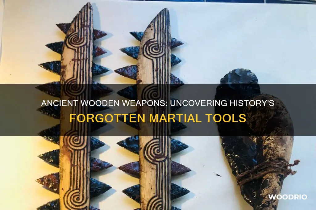 what are some old wooden weapons