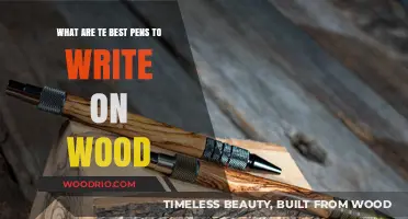 Top Picks: Best Pens for Writing on Wood Surfaces