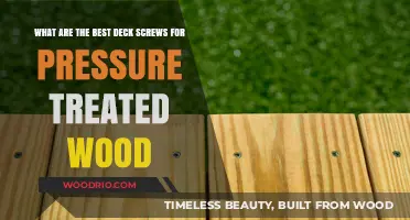 Top Deck Screws for Pressure Treated Wood: A Comprehensive Guide