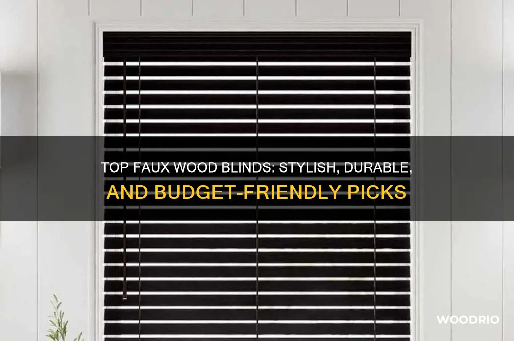 what are the best faux wood blinds to buy