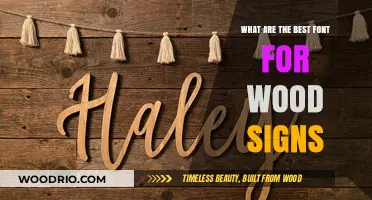 Crafting Elegance: Top Font Choices for Stunning Wood Signs