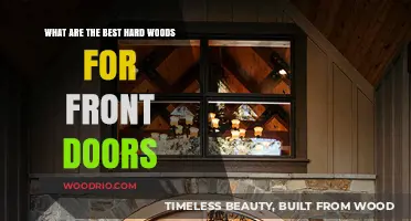 Top Hardwoods for Durable and Stylish Front Doors