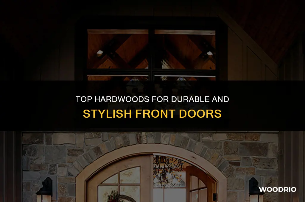 what are the best hard woods for front doors
