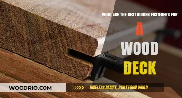 Top Concealed Fasteners for a Flawless Wood Deck Finish