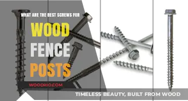 Secure Your Fence: Top Screw Picks for Wood Posts