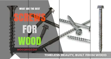 Choosing the Perfect Screws for Your Woodworking Projects