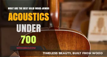 Top Solid Wood Jumbo Acoustics Under $700: A Comprehensive Guide
