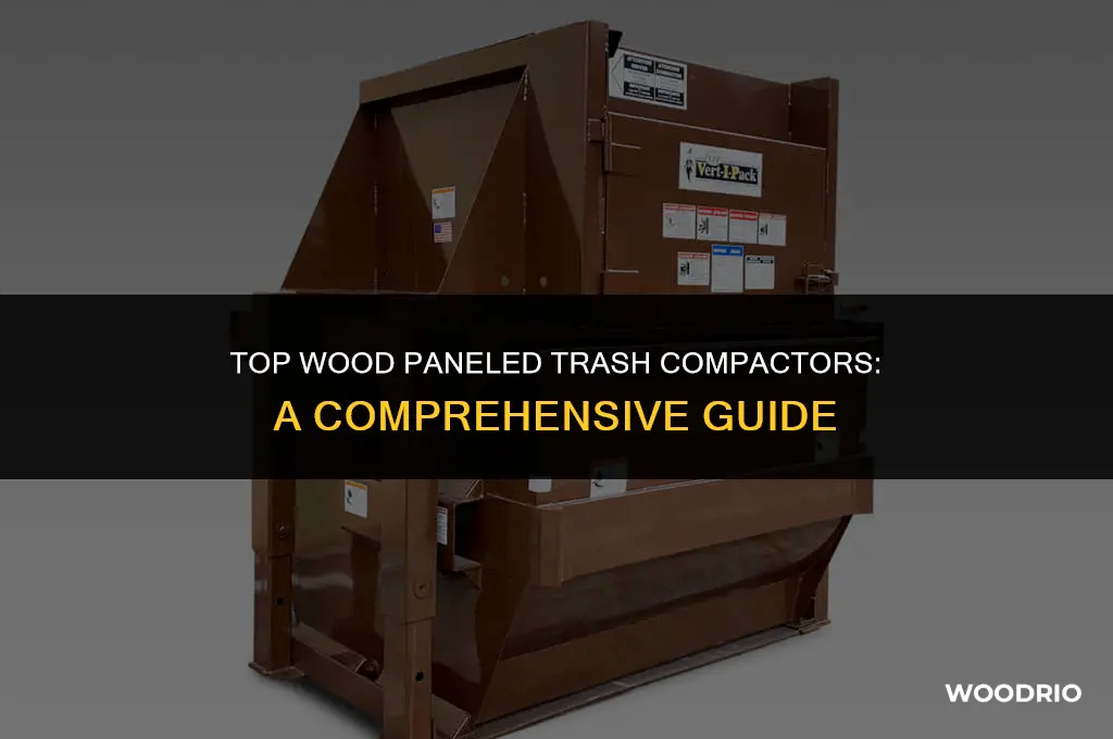 what are the best wood paneled trash compactors