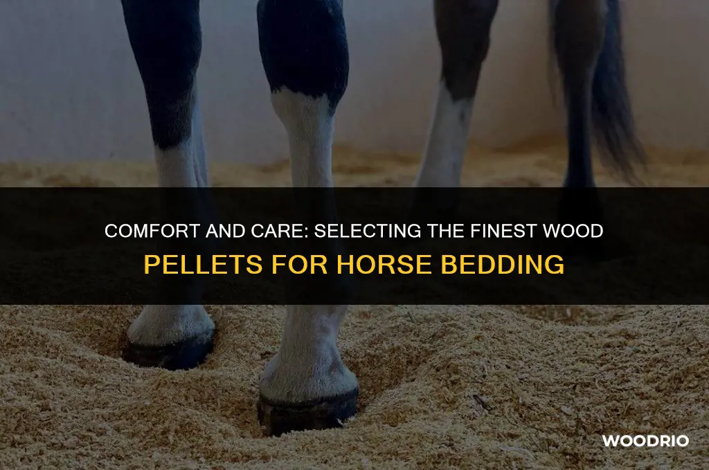 what are the best wood pellets for horse bedding