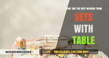 Top Wooden Train Sets with Table for Imaginative Play