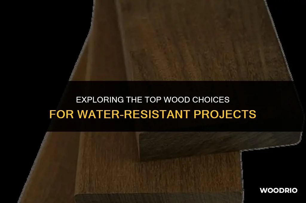what are the best woods for water