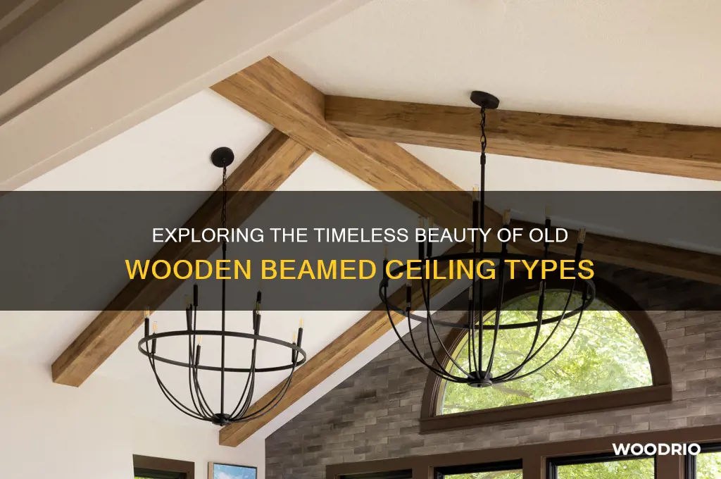 what are the different types of old wooden beamed ceilings