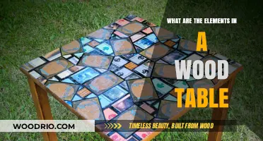 Understanding the Essential Elements of a Wood Table