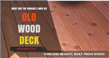 Understanding the Squiggly Lines on Your Old Wood Deck