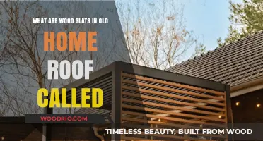 Unveiling the Charm: Identifying Wood Slats in Vintage Roofs