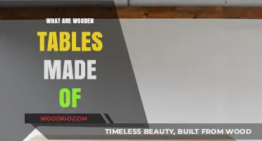 Exploring the Natural Materials Behind Wooden Tables' Craftsmanship