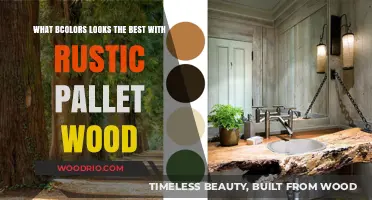 Harmonizing Hues: Discovering the Perfect Colors for Rustic Pallet Wood
