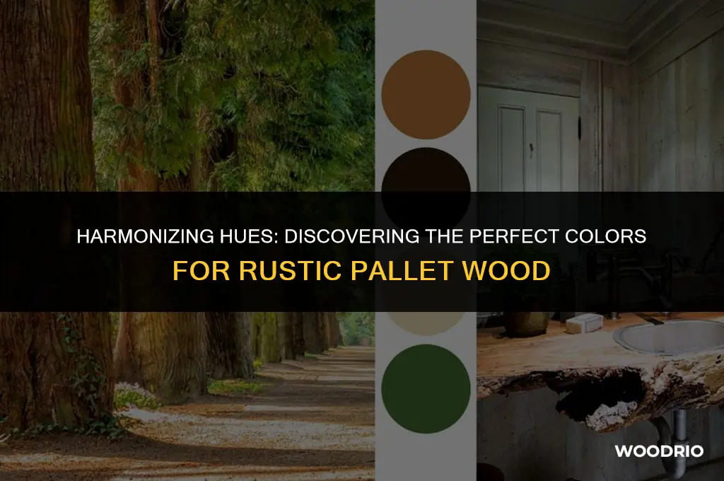 what bcolors looks the best with rustic pallet wood