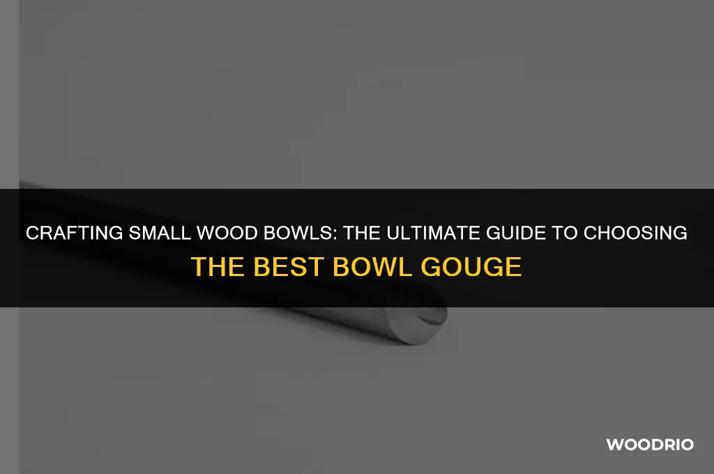 what bowl guoge is best for small wood bowls
