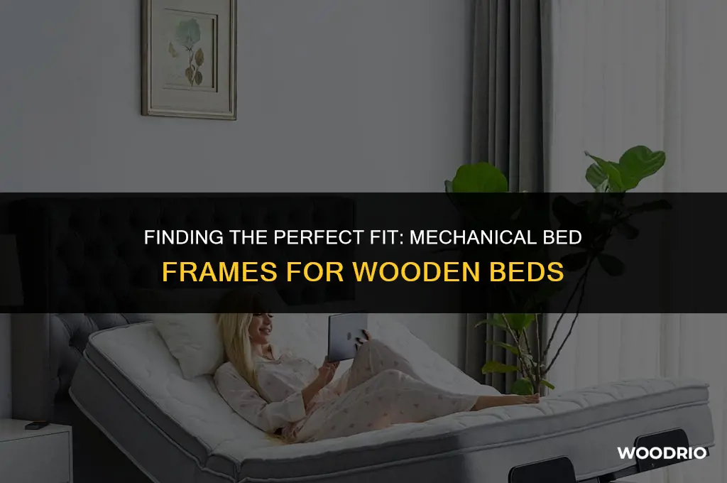 what brand mechanical bed fram will fit inside wooden bed