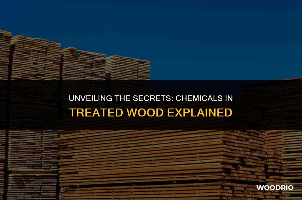 what chemicals are in treated wood