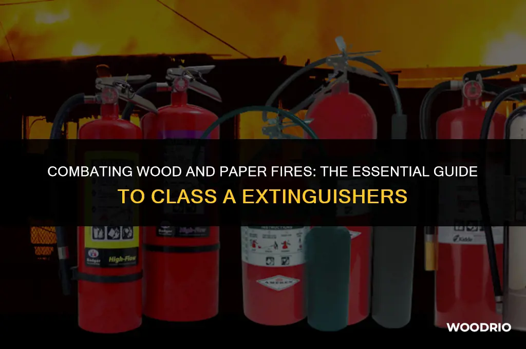 what claas fire will put out wood and paper