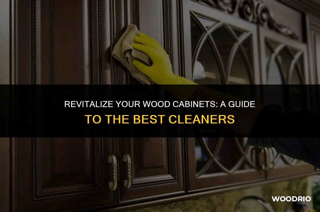 what cleaner is best for wood cabinets