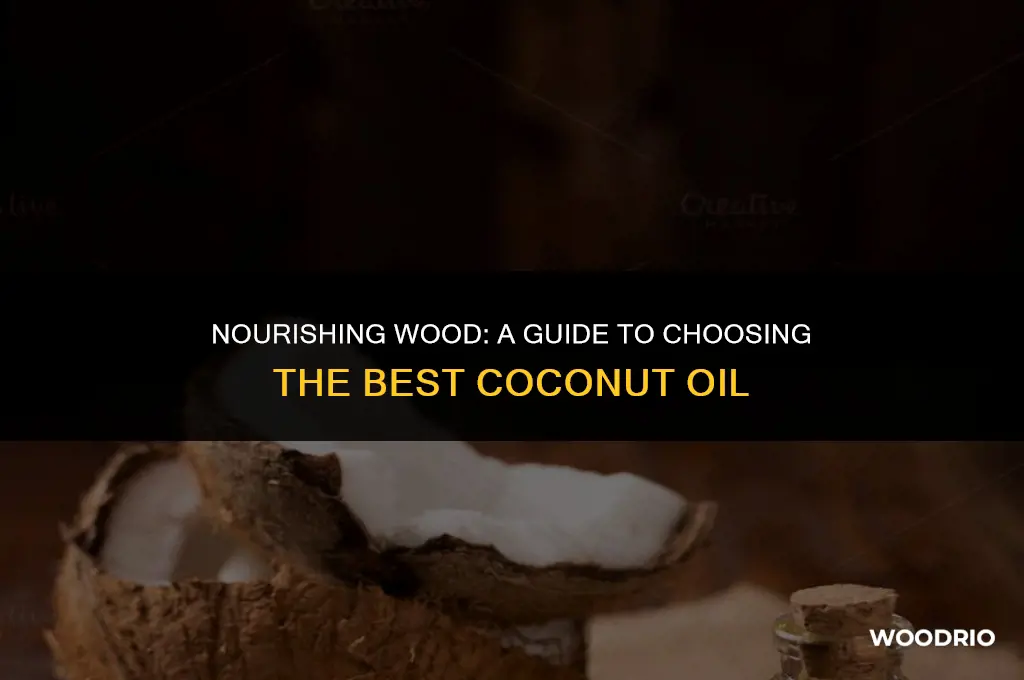 what coconut oil is best for wood
