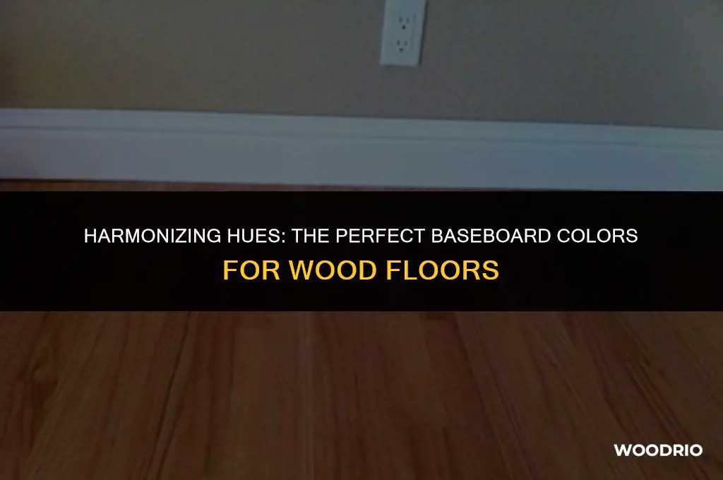 what color baseboards look best with wood floirs